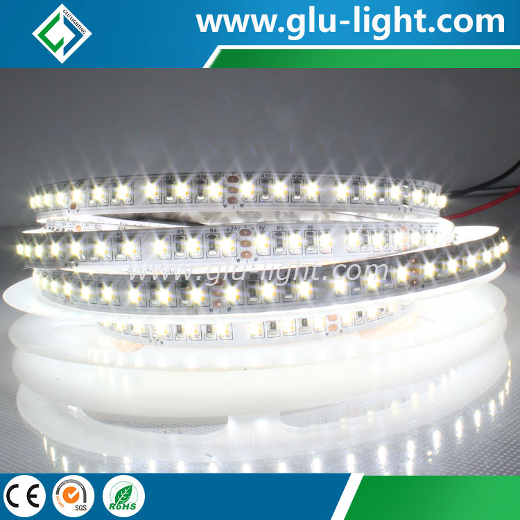 Giá trị CRI và R cao DC24V 2835 Bi-Color CCT Flex ribbon DC24V High CRI and R Values 2835 Bi-color CCT Flex led ribbon
