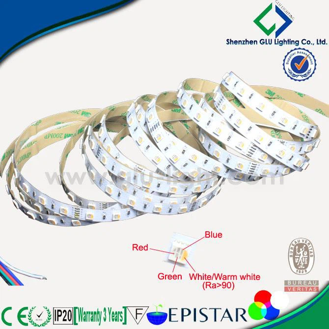 Wholesale best price 24V 4 in 1 RGBA 84led/m led ribbon