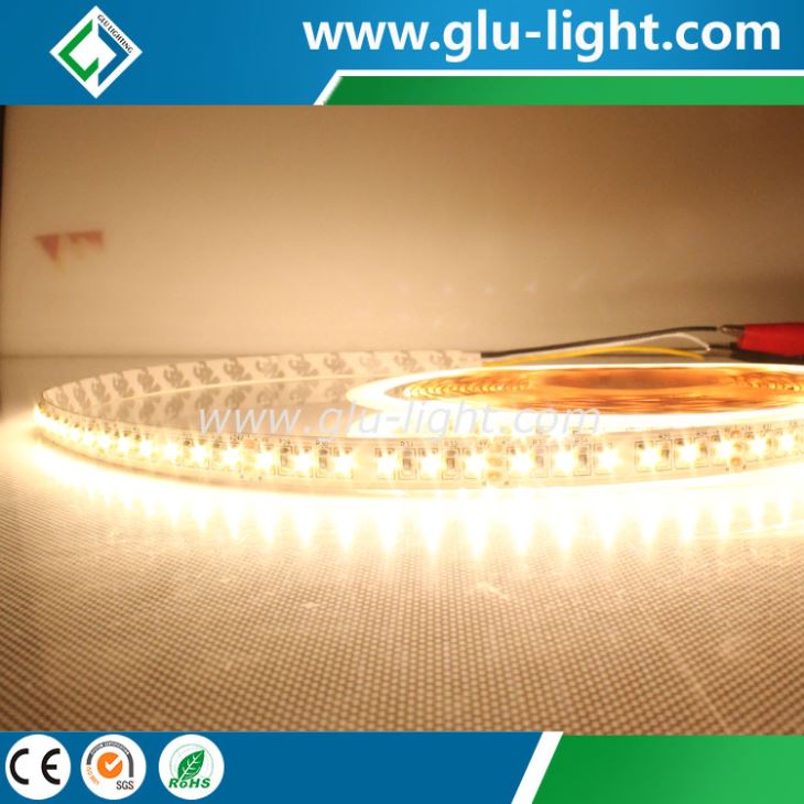 China custom length 2835 Bi-color Flex led ribbon Ra90